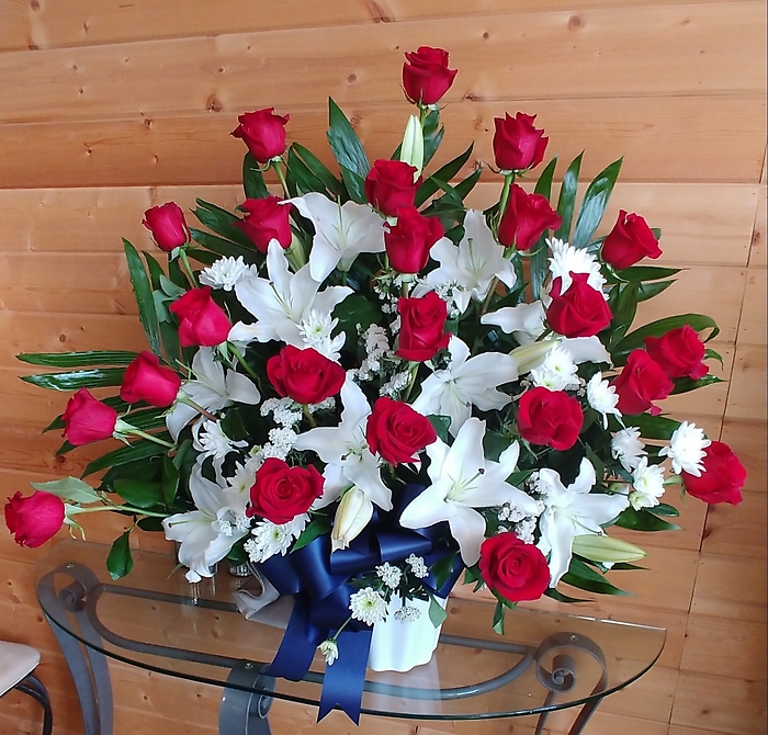 Red, White and Blue Arrangement